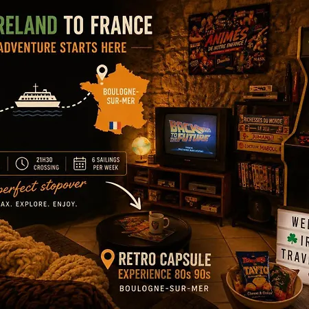 Retro Capsule Experience 80 90s - Emplacement Ideal - Unique Lejlighed Boulogne-sur-Mer